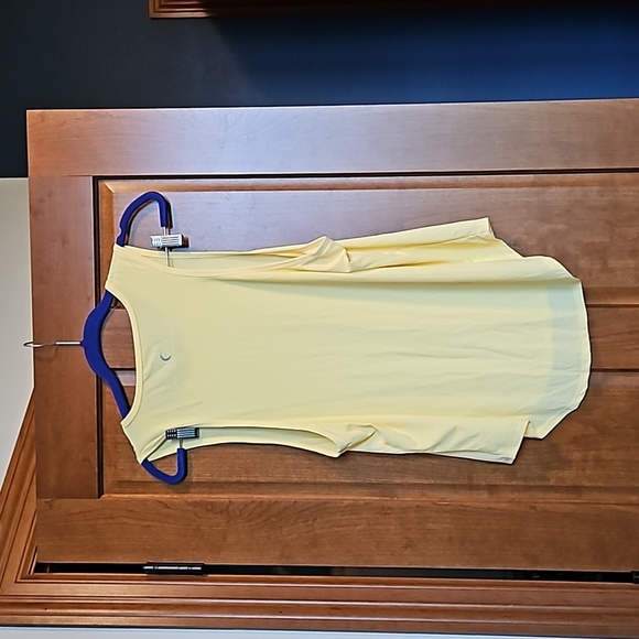 Zyia Sunset Parallel Ribbed Tank Yellow - Picture 4 of 5